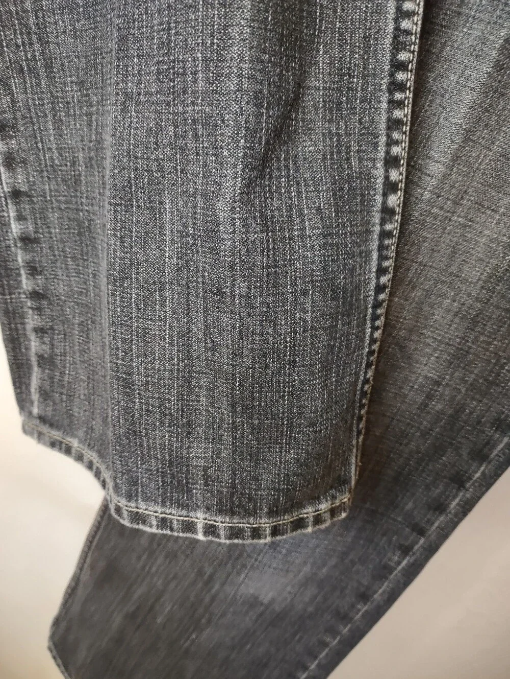 Men's Banana Republic Black Faded Wash Straight Leg Jean Size 35/32